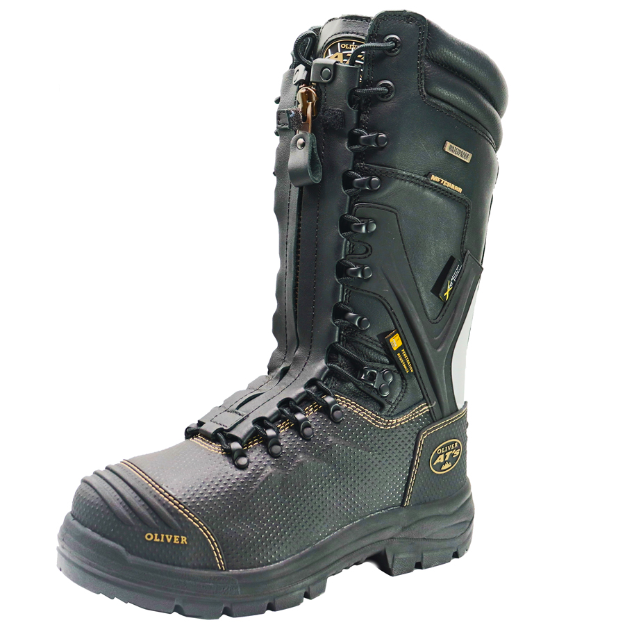 Honeywell Oliver Black Laced Zip Mining Boot, Уул уурхайн бүрэн ...