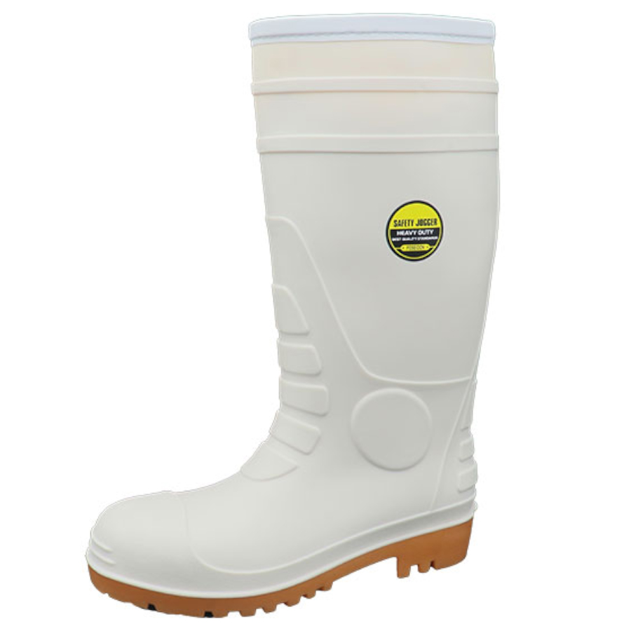 Safety Jogger Poseidon White Rubber Boots, Посейдон хамгаалалттай усны гутал,